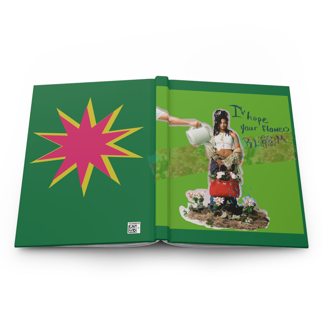 Flower child design Hardcover Journal Matte