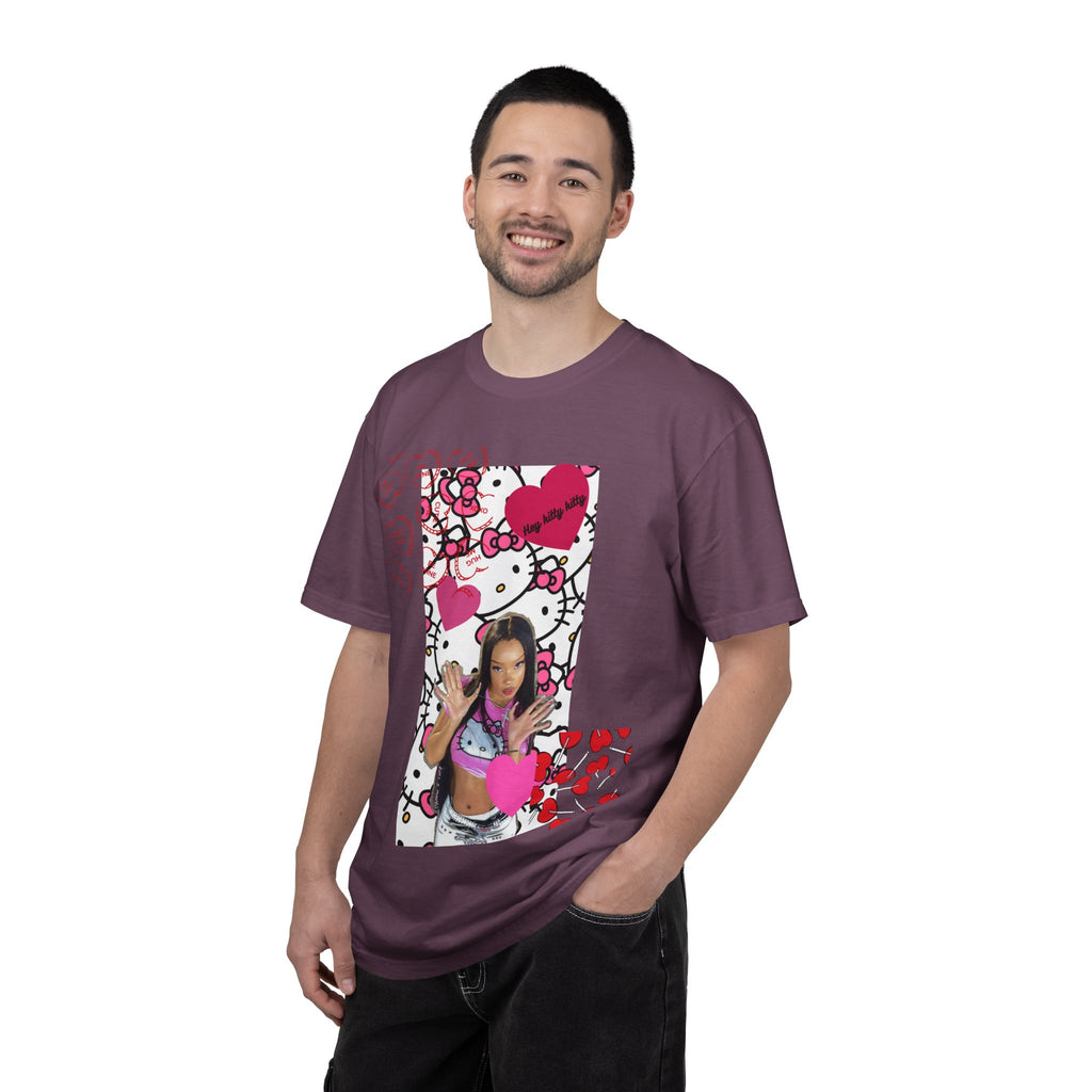 Hey Kitty Kitty Valentine graphic T-shirt