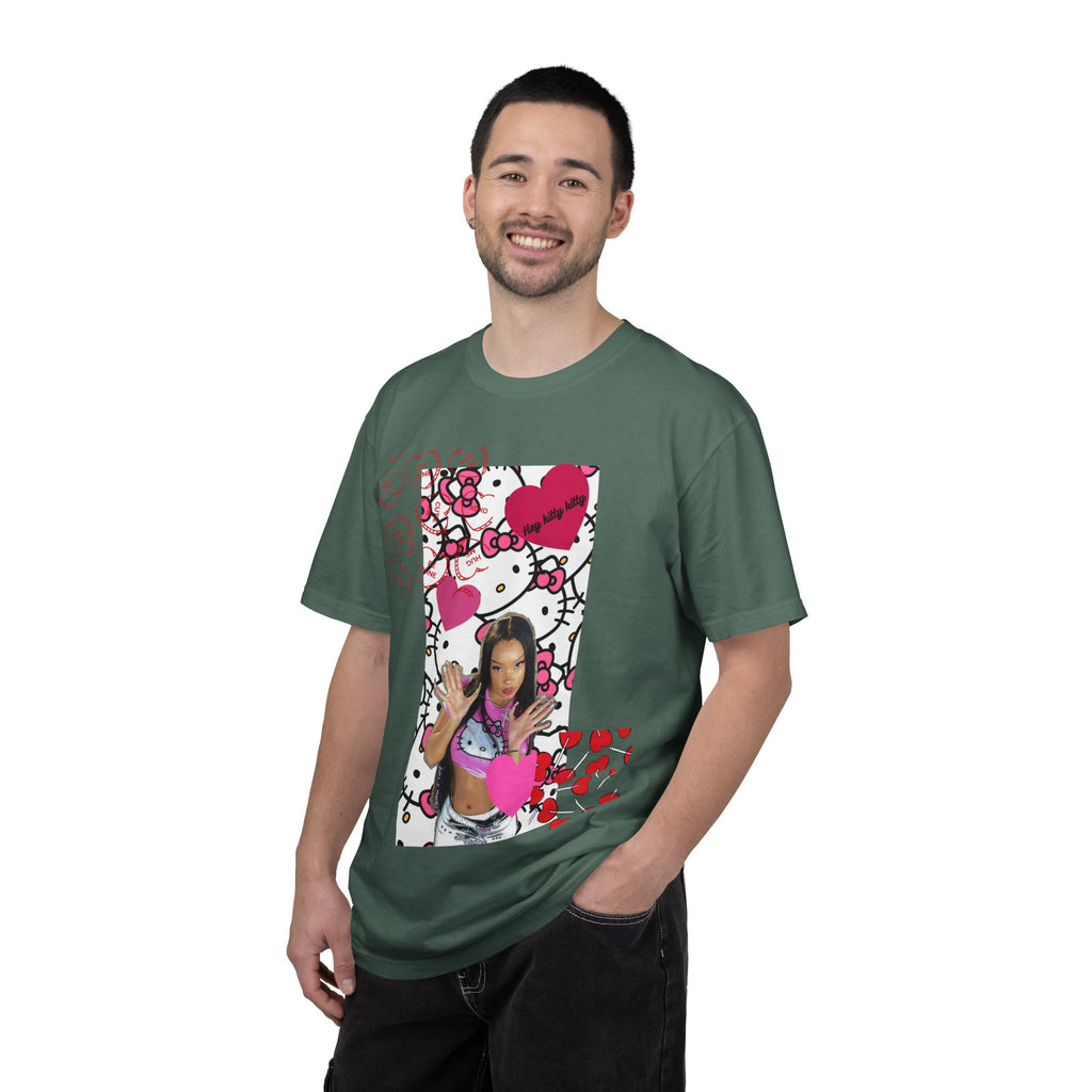 Hey Kitty Kitty Valentine graphic T-shirt