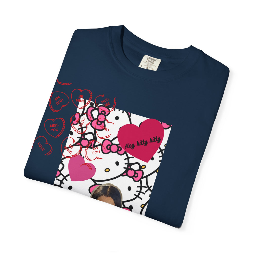 Hey Kitty Kitty Valentine graphic T-shirt