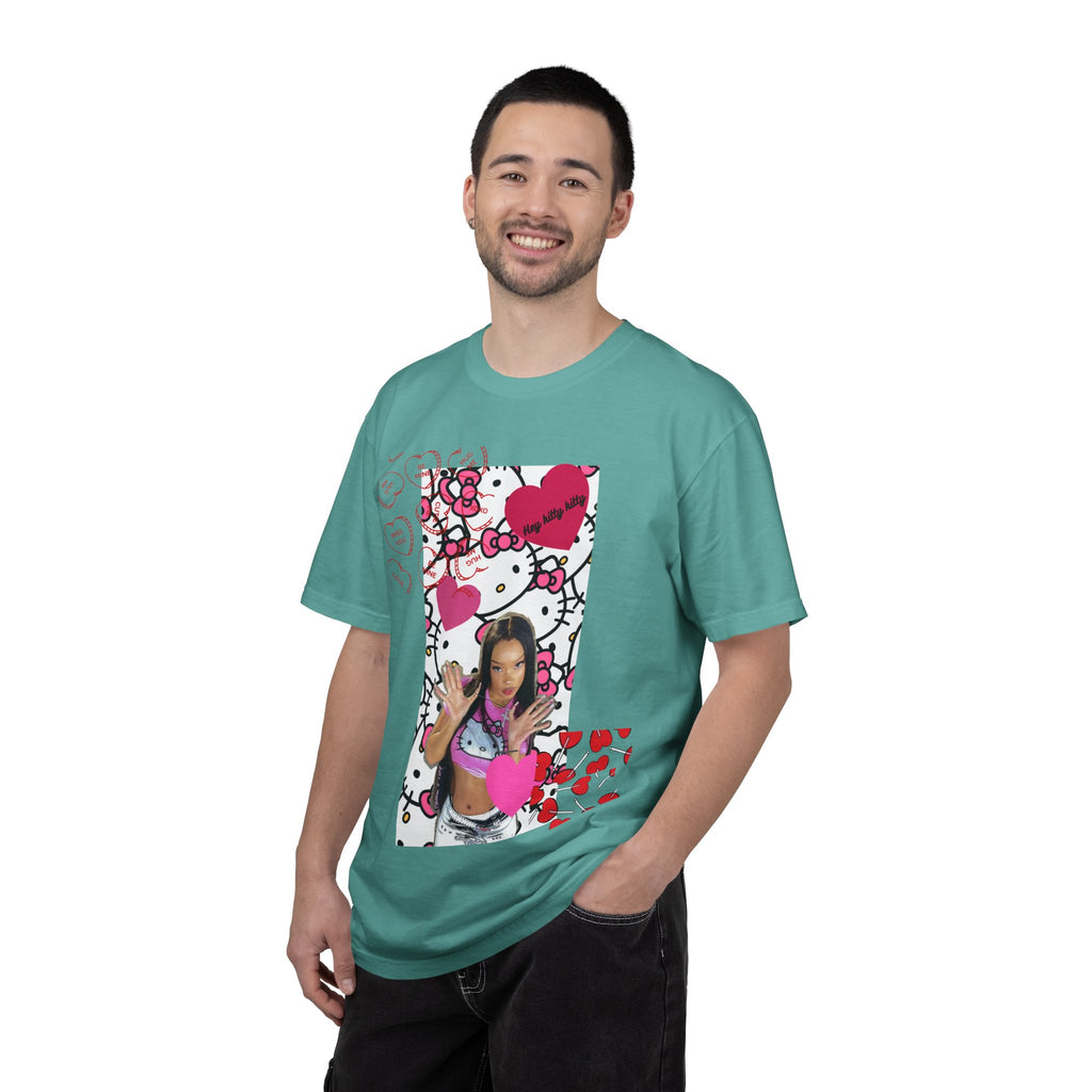 Hey Kitty Kitty Valentine graphic T-shirt