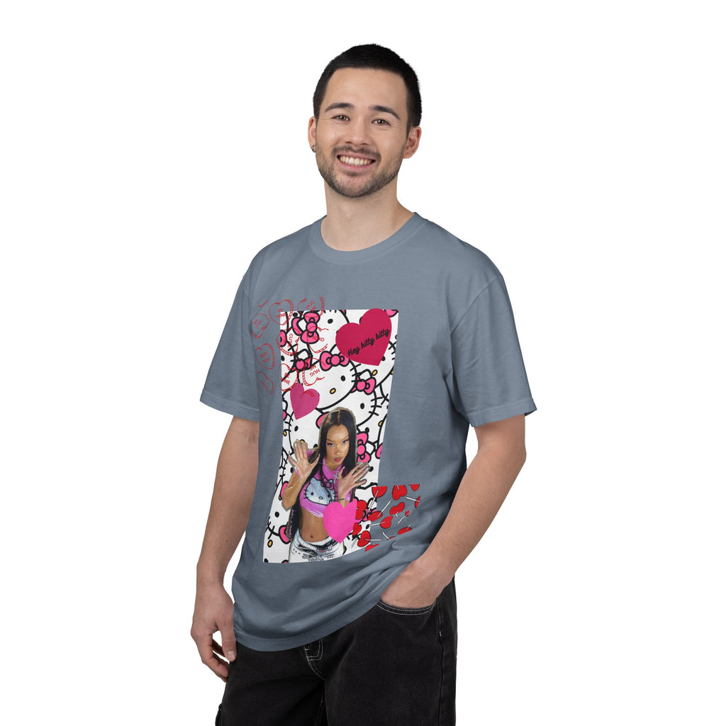 Hey Kitty Kitty Valentine graphic T-shirt