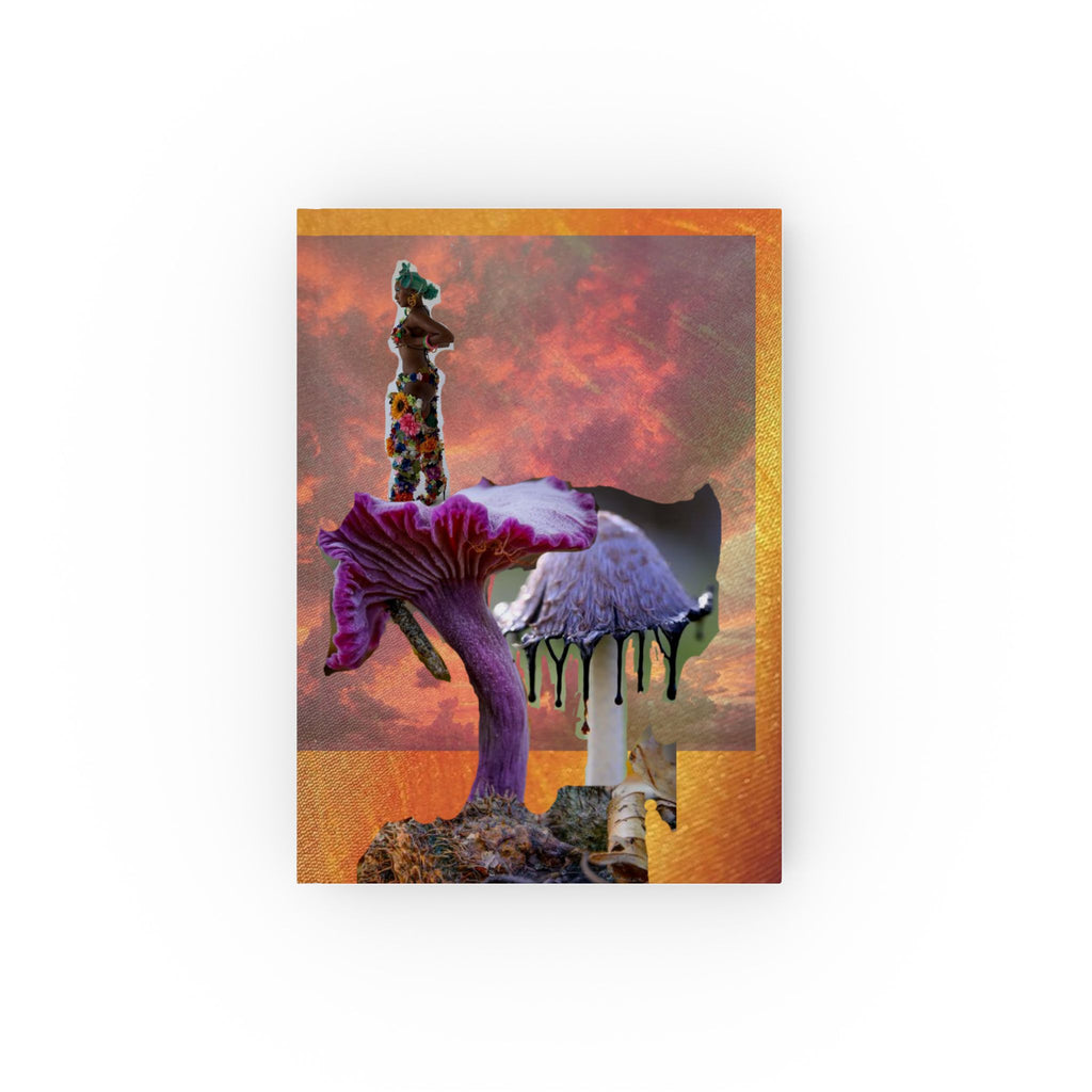 1998 Top of the World collaged hard backed Journal/Sketchbook, blank pages