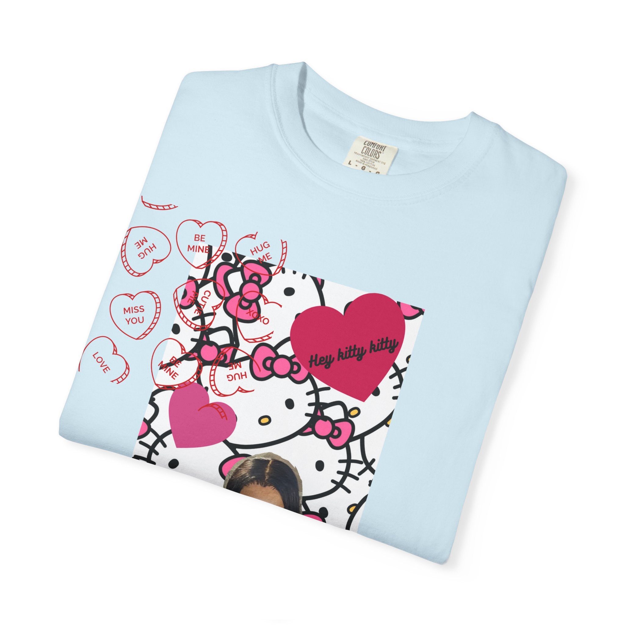 Hey Kitty Kitty Valentine graphic T-shirt