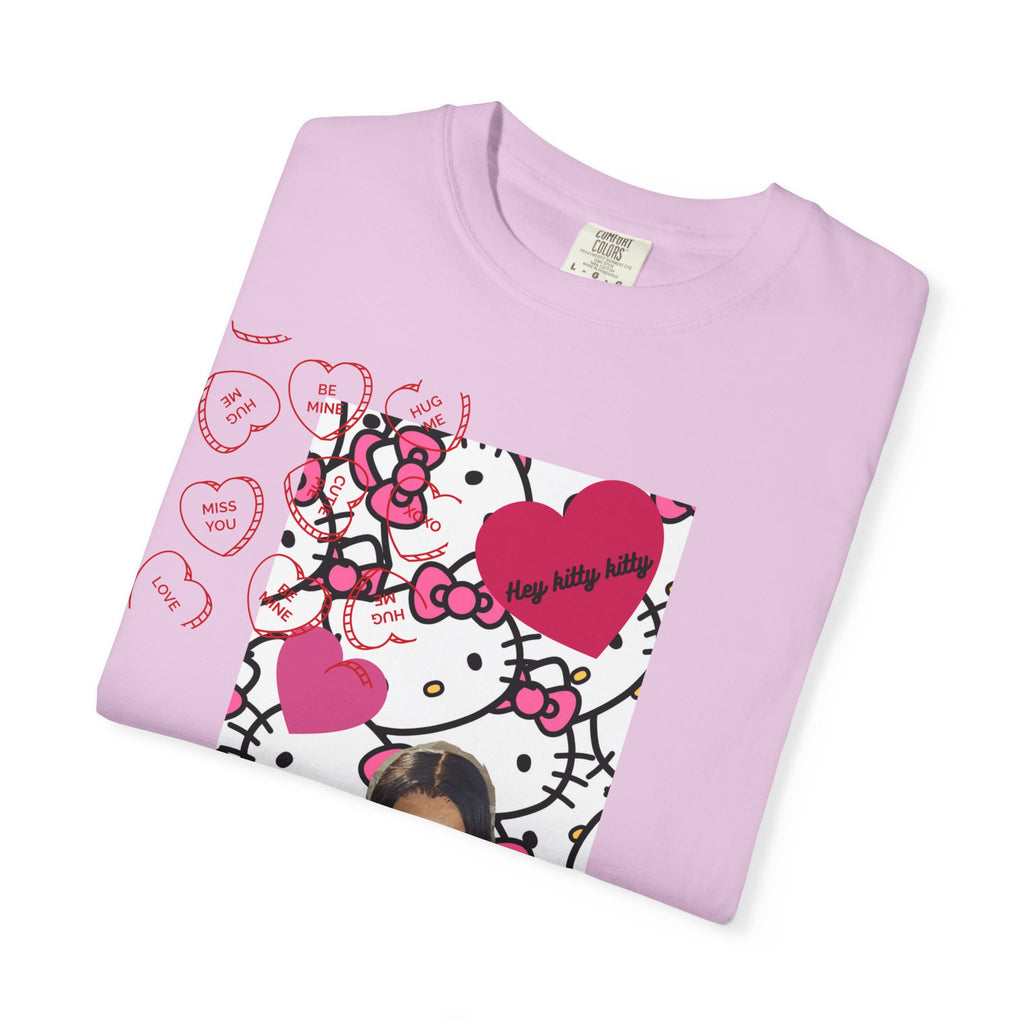 Hey Kitty Kitty Valentine graphic T-shirt