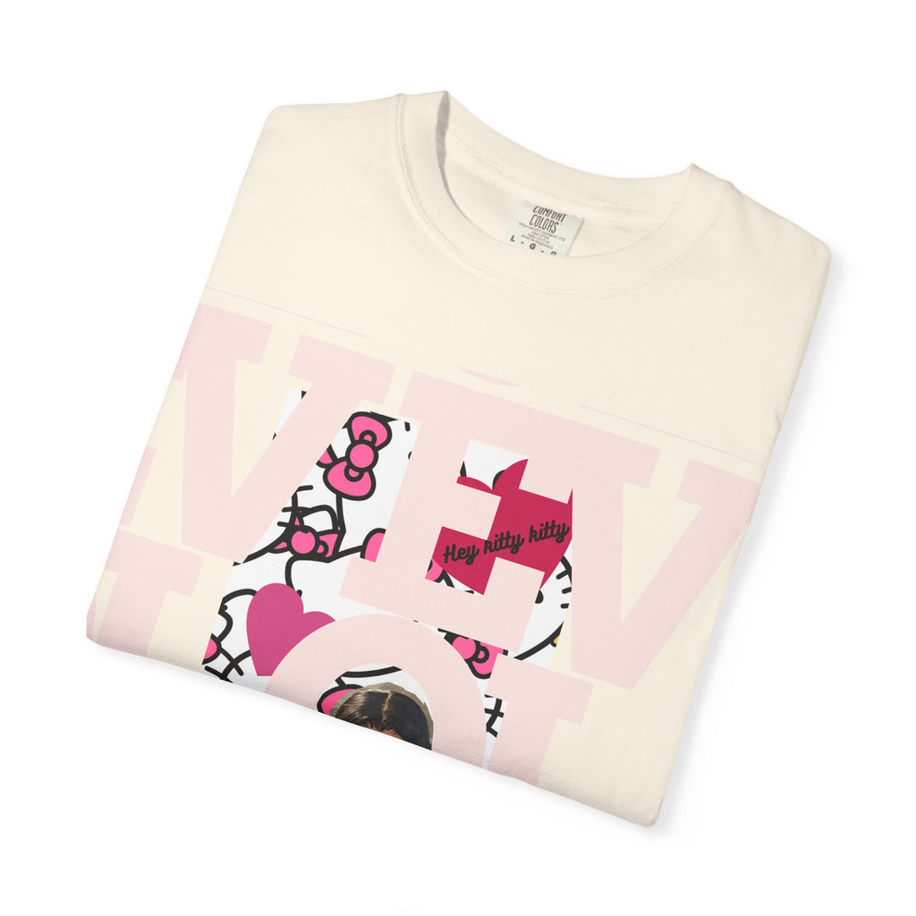 Hey Kitty Kitty Valentine graphic T-shirt