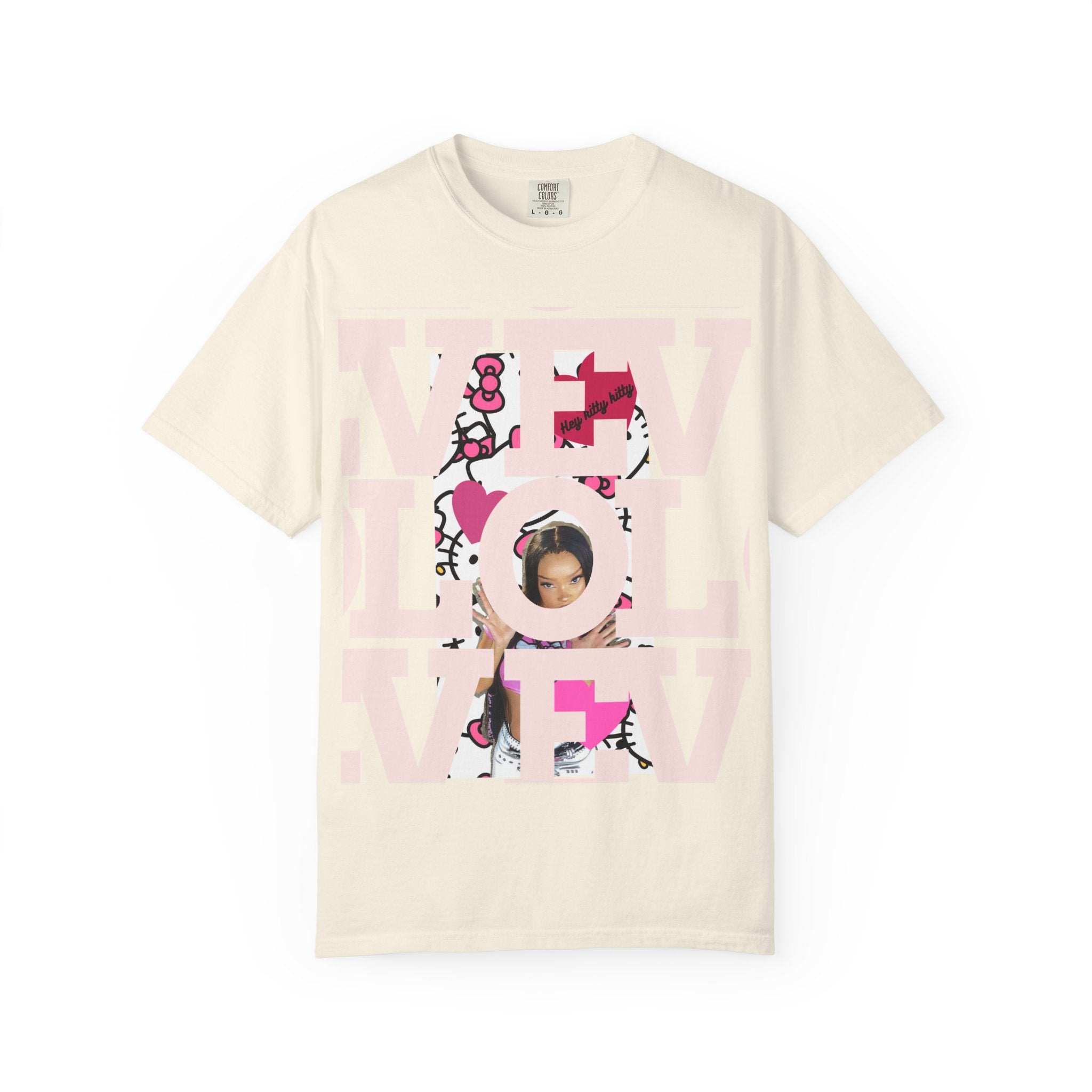 Hey Kitty Kitty Valentine graphic T-shirt