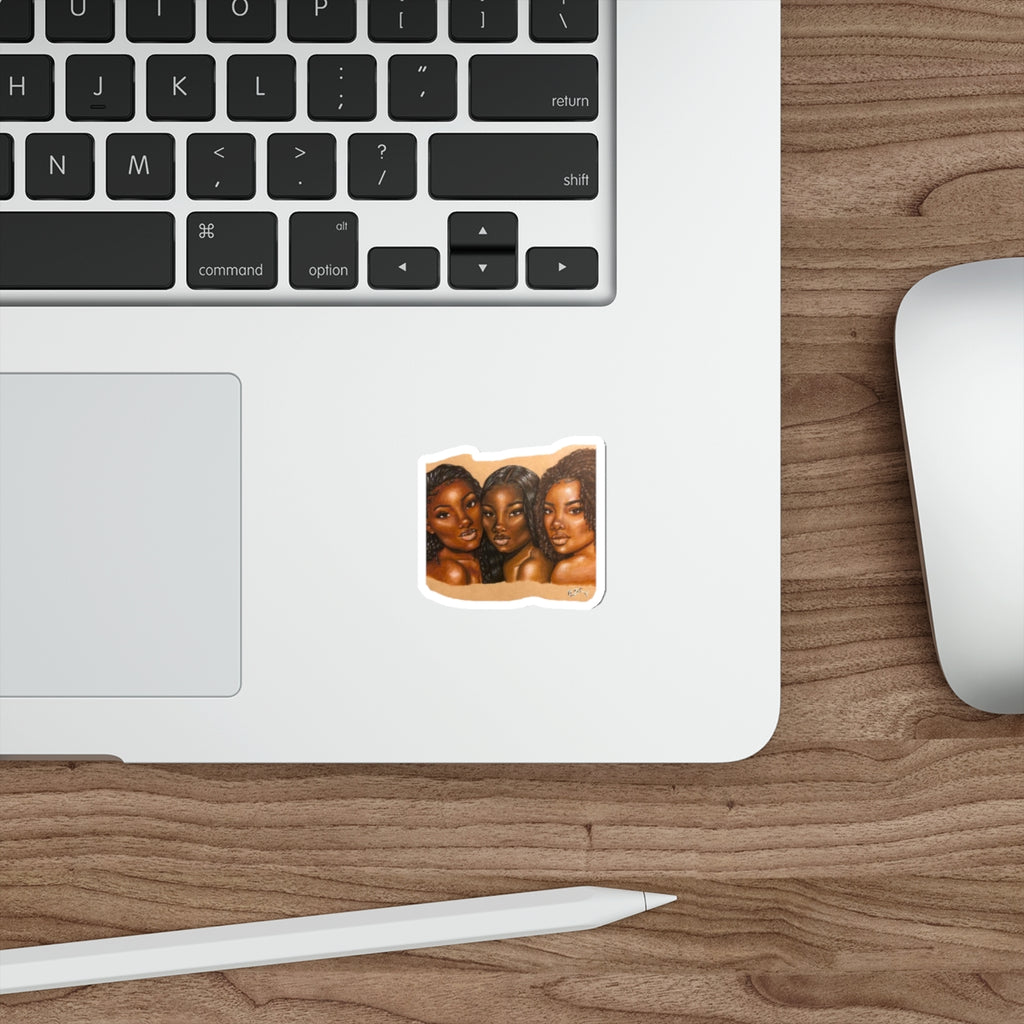 Water proof Cocoa Trio  Stickers