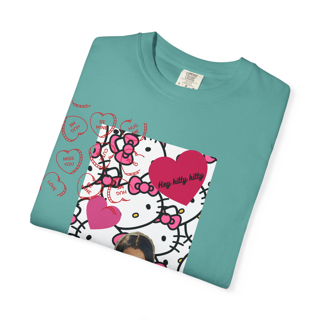 Hey Kitty Kitty Valentine graphic T-shirt